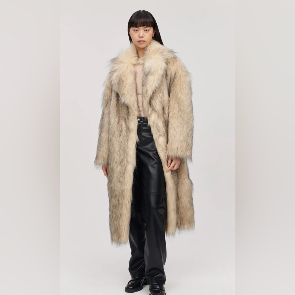 Jakke Katie faux fur coat